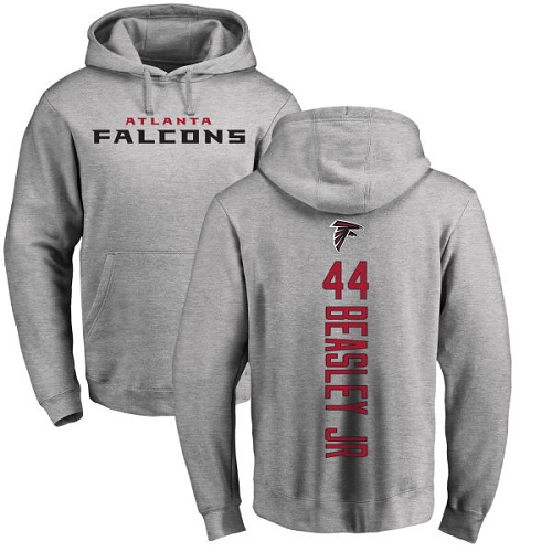 Atlanta Falcons Men Ash Vic Beasley Backer NFL Football 44 Pullover Hoodie Sweatshirts